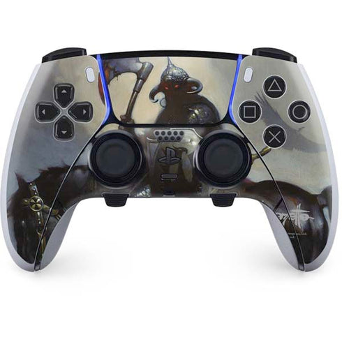 Frazetta Death Dealer on Horseback PS5 DualSense Edge Pro Controller Skin